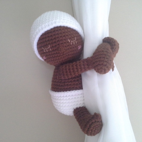 Baby Tieback Crochet Handmade - Picture 2 of 10